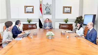 الرئيس يتابع الموقف التنفيذي لمشروع المتحف المصري الكبير