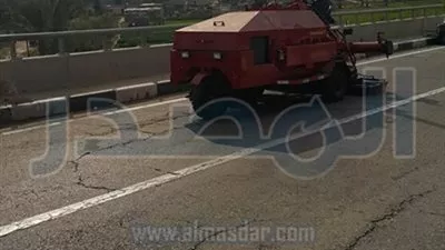 إعادة تشغيل كوبري السلام لعبور المركبات