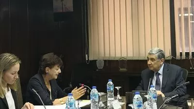 وزير الكهرباء يبحث مع بنك الاستثمار الأوروبى تعزيز التعاون فى مشروعات الطاقة المتجددة