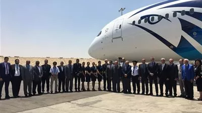 مصر للطيران تتسلم طائرة «دريملاينر» الأخيرة من «بوينج»