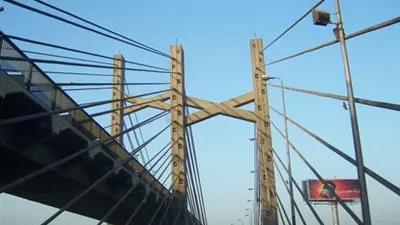 انتهاء صيانة الوصلة المعلقة لكوبري 6 أكتوبر