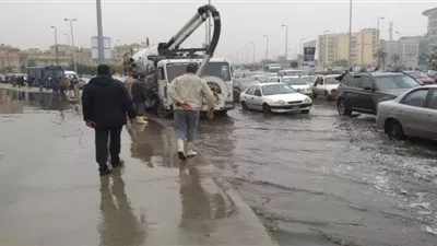 الأمطار والرياح تضربان شمال سيناء