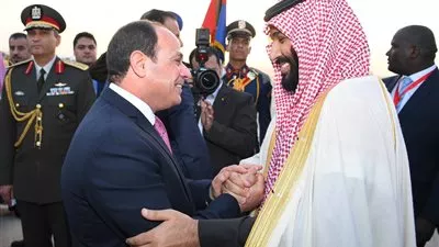 الرئيس السيسي يبحث مع ولي العهد السعودي تعزيز التعاون المشترك
