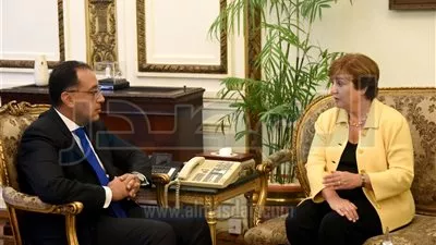 رئيس الوزراء يستقبل «جورجيفا» المرشحة لمنصب مدير عام صندوق النقد