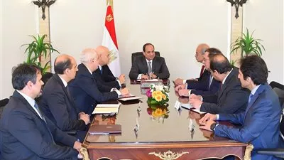 السيسي يتابع الموقف التنفيذي لمشروعات شركة إيني الإيطالية في مصر