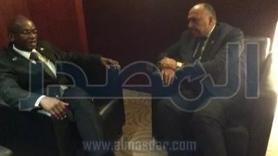 وزير الخارجية يستقبل نظيره البوروندى فى أديس ابابا