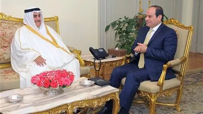 الرئيس السيسي يبحث مع وزير خارجية البحرين سبل تعزيز التعاون المشترك