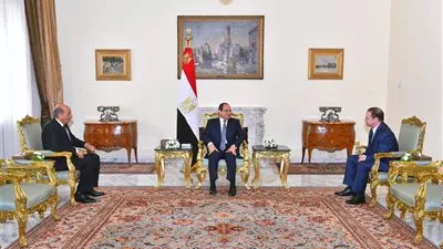 رئيس مجلس الدولة والنائب العام يؤديان اليمين أمام السيسي