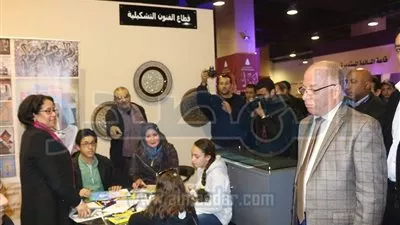 وزير الثقافة يتفقد 