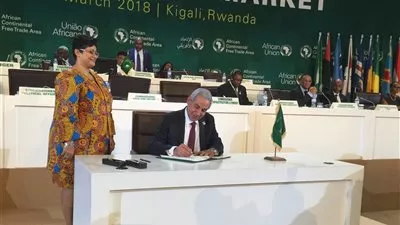 توقيع اتفاق التجارة الحرة القارية الإفريقية بالعاصمة الرواندية كيجالي