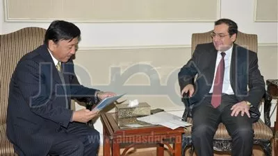وزير البترول يبحث مع السفير الياباني تعزيز التعاون في مجالات الطاقة