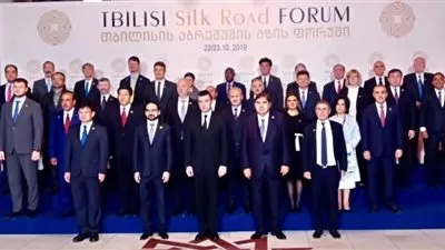 وزيرة الاستثمار تشارك فى افتتاح منتدى طريق الحرير بجورجيا