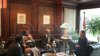سحر نصر تتفق مع نائب وزير التعاون الكونغولي على تفعيل اللجنة المشتركة