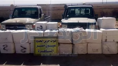 قوات حرس الحدود: تدمير 4 أنفاق حدودية وضبط متسلل فلسطينى برفح
