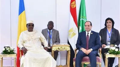 السيسي يؤكد استعداد مصر لتعزيز التعاون مع تشاد في جميع المجالات