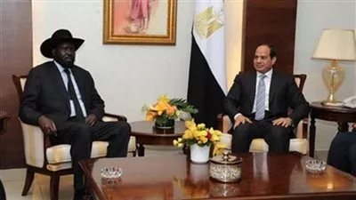 السيسي يبحث تعزيز العلاقات الثنائية مع رئيس جنوب السودان