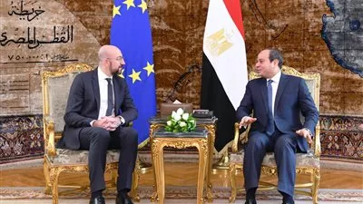 السيسي ورئيس المجلس الأوروبي يؤكدان ضرورة التوصل لتسوية سياسية فى ليبيا
