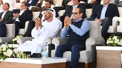السيسي وولي عهد أبو ظبي يفتتحان مهرجان شرم الشيخ التراثي العربي
