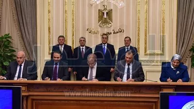 توقيع 3 بروتوكولات تعاون لفض التشابكات المالية بين 4 وزارات