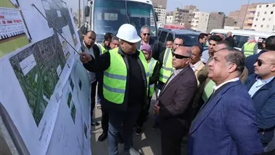 وزير النقل يتفقد أعمال التطوير والصيانة الشاملة للطريق الدائري