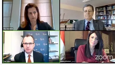 وزيرة التعاون الدولى تستعرض جهود الحكومة لمواجهة فيروس كورونا