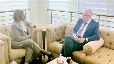  وزيرا الرى والبيئة يناقشان جهود تطوير البحيرات الطبيعية واستعدادات مصر لاستضافة cop27