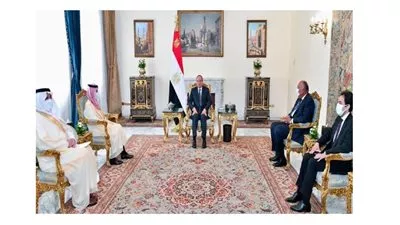  الرئيس السيسي يستقبل وزير خارجية المملكة العربية السعودية