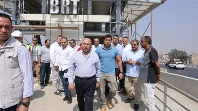 وزير النقل يتابع أعمال المرحلة الثانية من توسعة الطريق الدائري 