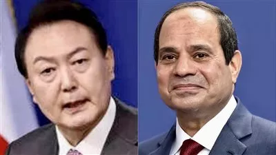 السيسي يبحث هاتفيًا مع رئيس كوريا الجنوبية تعزيز التعاون المشترك بمختلف المجالات
