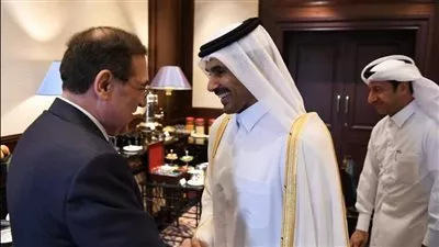 وزير البترول يبحث مع نظيره القطري سبل تعزيز الاستثمارات المشتركة