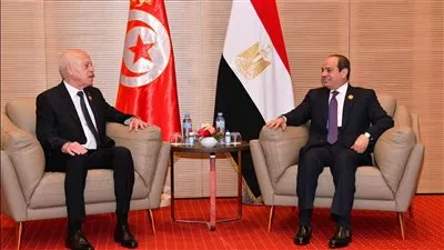 الرئيس السيسي يؤكد تطلع مصر إلى تطوير العلاقات الثنائية مع تونس