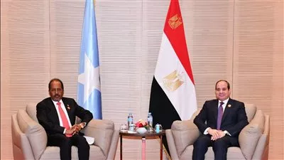 الرئيس السيسي يبحث مع نظيره الصومالي تفعيل مختلف أوجه التعاون الثنائي