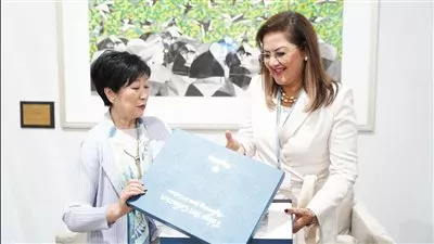 وزيرة التخطيط تلتقي محافظ مدينة طوكيو اليابانية على هامش COP27