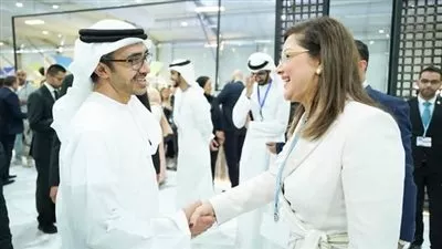 وزيرة التخطيط تلتقي وزير الخارجية والتعاون الدولي الإماراتي على هامش COP27 
