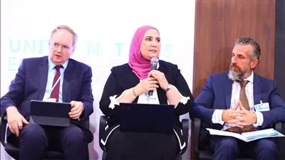  وزيرة التضامن تشارك في جلسة «مدى تأثير تغير المناخ على جودة حياة الأطفال»