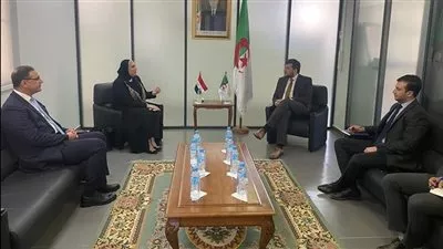 نيفين جامع تبحث سبل التعاون المصري الجزائري لدعم ريادة الأعمال والمشروعات الابتكارية 
