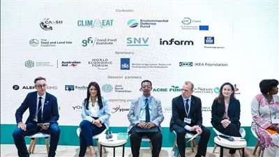 وزيرة التعاون الدولي تشارك في الحلقة النقاشية لمعهد الأنظمة الغذائية المستدامة بـ COP27 