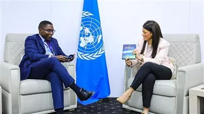 «المشاط» تعقد جلسة مباحثات مع المستشار الخاص للأمين العام للأمم المتحدة