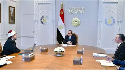 الرئيس السيسي يوجه بسرعة تنفيذ جميع الأحكام الصادرة لصالح هيئة الأوقاف