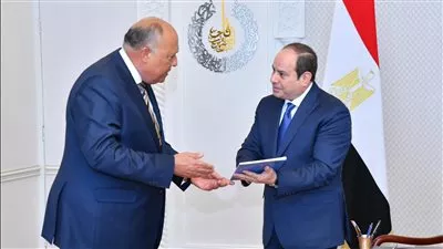 الرئيس السيسي يستعرض مع وزير الخارجية تقرير الاستراتيجية الوطنية لحقوق الإنسان