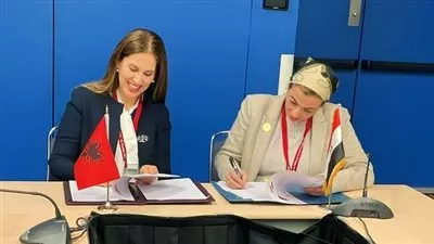 وزيرة البيئة توقع مذكرة تفاهم مع نظيرتها الألبانية فى عدد من المجالات 