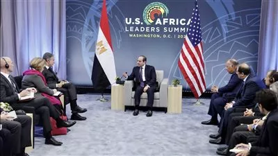 الرئيس السيسي يبحث مع وزير الخارجية الأمريكي سبل تعزيز أطر التعاون المشترك