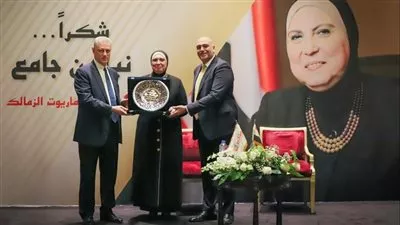 جهاز تنمية المشروعات يحتفل بـ «نيفين جامع» و«باسل رحمي»