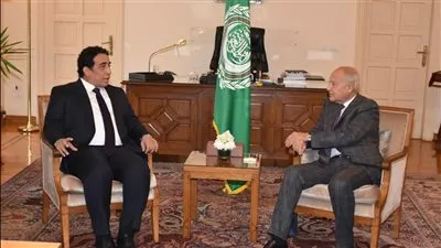 أمين جامعة الدول العربية يستقبل رئيس المجلس الرئاسي الليبي