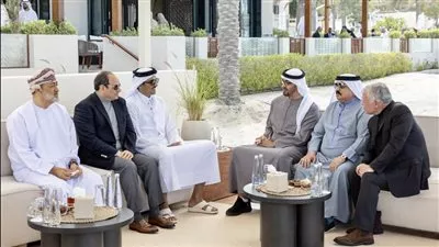  الرئيس السيسى يشارك فى قمة أبوظبي لتعزيز العمل العربي المشترك