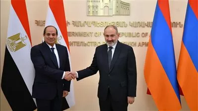 الرئيس السيسي يعقد جلسة مباحثات مع رئيس وزراء أرمينيا