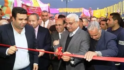 محافظ السويس يفتتح معرض أهلًا رمضان بميدان الأربعين