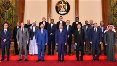 الرئيس السيسي يستقبل أعضاء الأمانة العامة الجديدة لاتحاد الصحفيين العرب