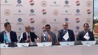 وزير الرياضة يشهد توقيع بروتوكولات استضافة 3 بطولات مائية دولية بالغردقة 