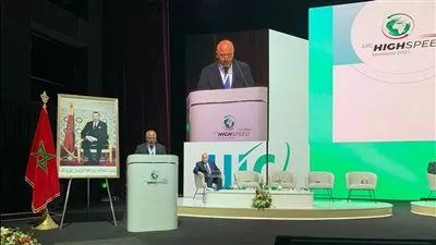 نص كلمة وزير النقل في الجلسة الافتتاحية للمؤتمر العالمي للسرعة الفائقة السككية